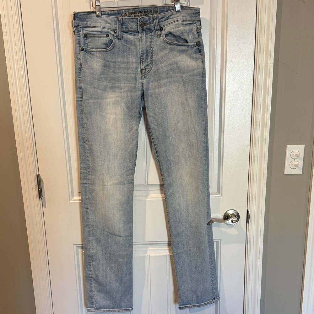 American Eagle Men’s Extreme Flex4 Blue Denim Jeans Size 32x36